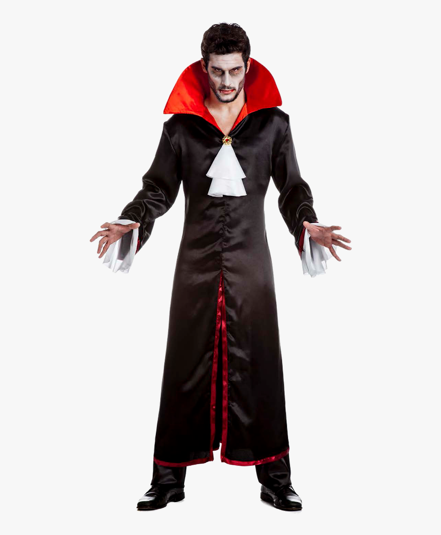 Vampire Halloween Costume Transparent Background, Transparent Clipart