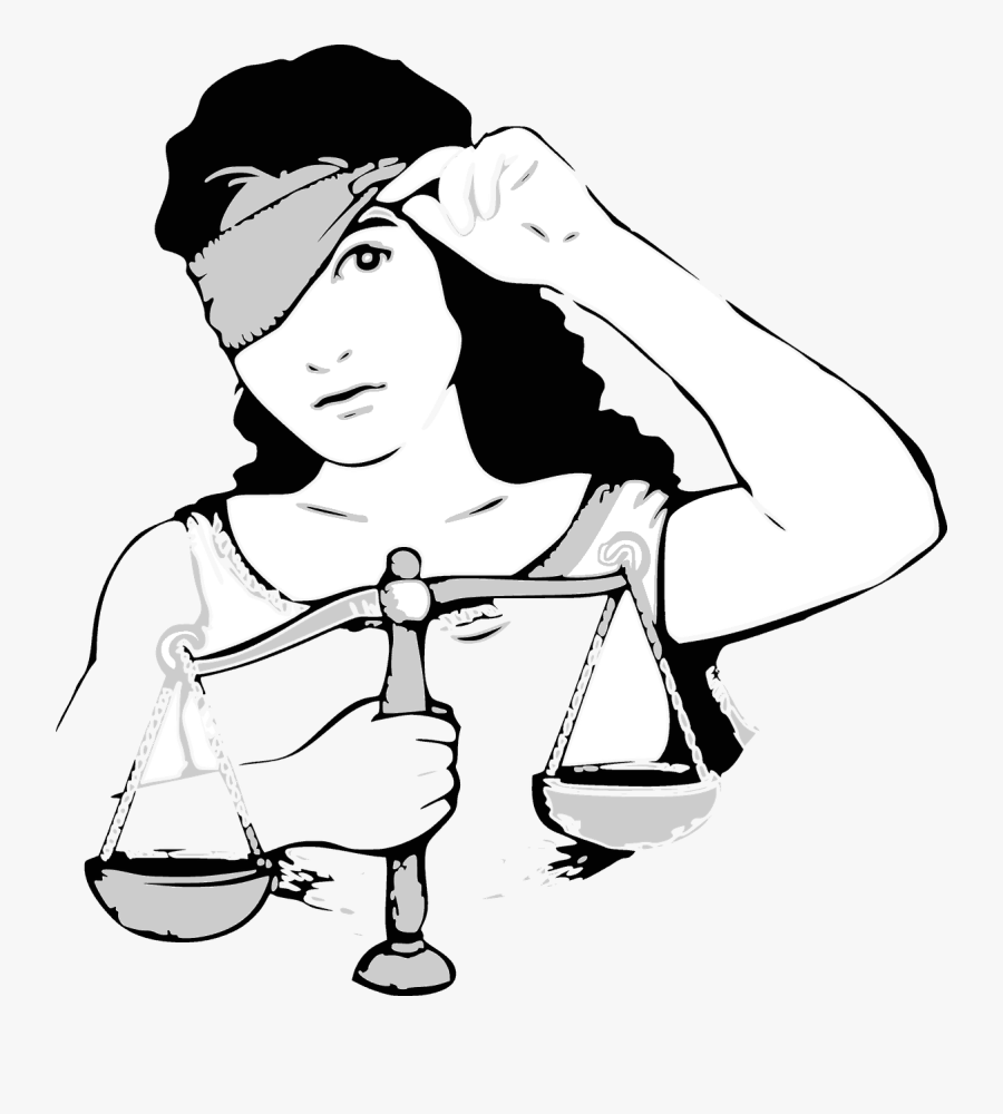 Strength Clipart Strong Girl - Lady Justice Clipart, Transparent Clipart