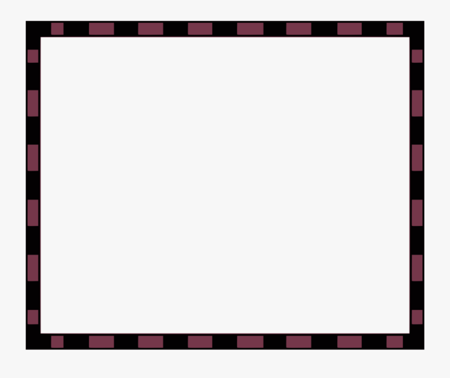 All Photo Png Clipart - Red And Black Checkered Border, Transparent Clipart