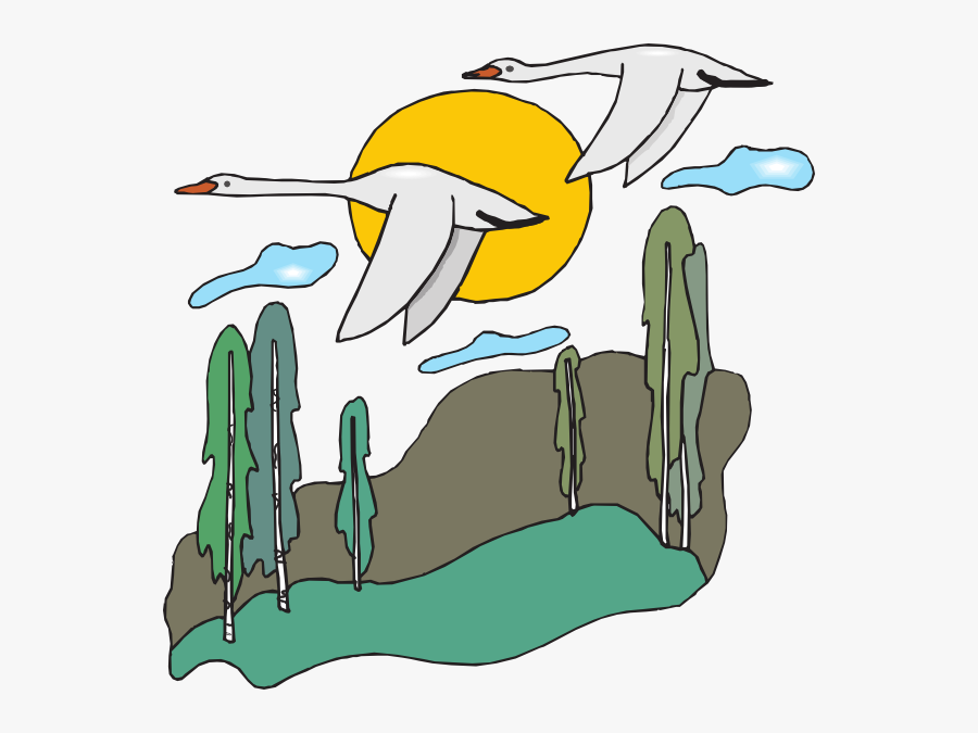 Png Flying Goose Clipart, Transparent Clipart