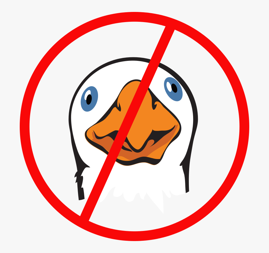 File - No Geese - Svg - Wikimedia Commons - No Geese Clipart, Transparent Clipart
