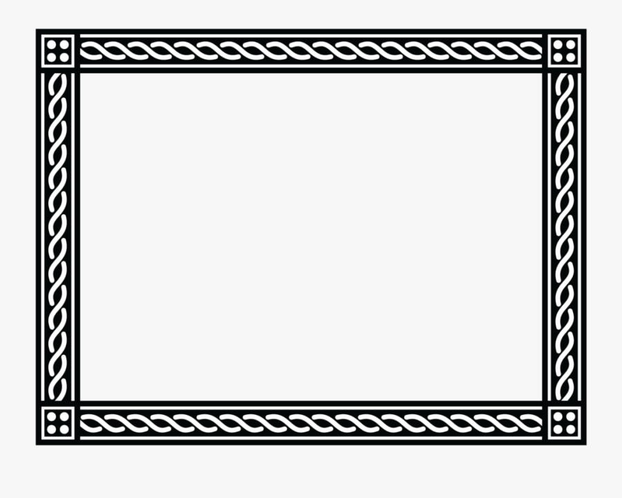 Transparent Film Border Clipart - Blue Certificate Border Png, Transparent Clipart