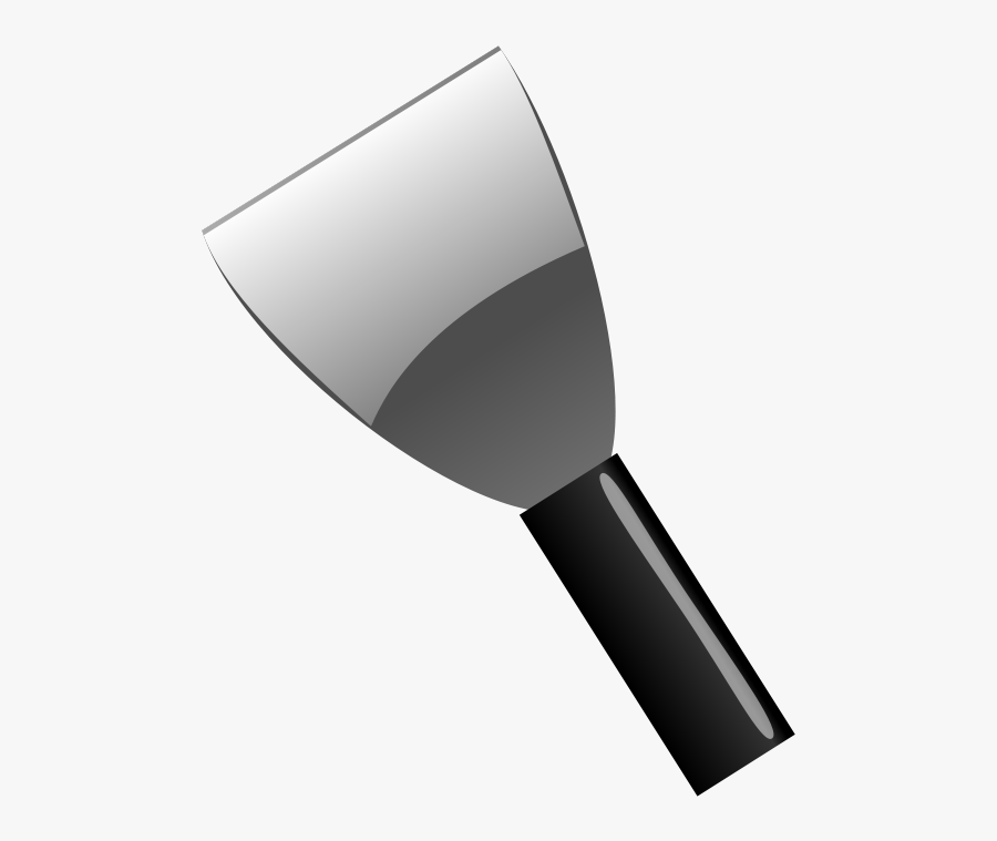 Texturing With A Stomp Brush - Putty Knife Clip Art, Transparent Clipart