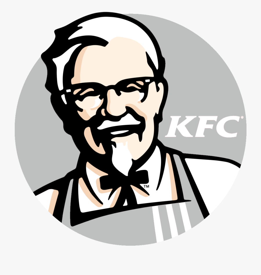 Sanders Restaurant Food Colonel Fast Hut Kfc Clipart - Kfc Round Logo Png, Transparent Clipart