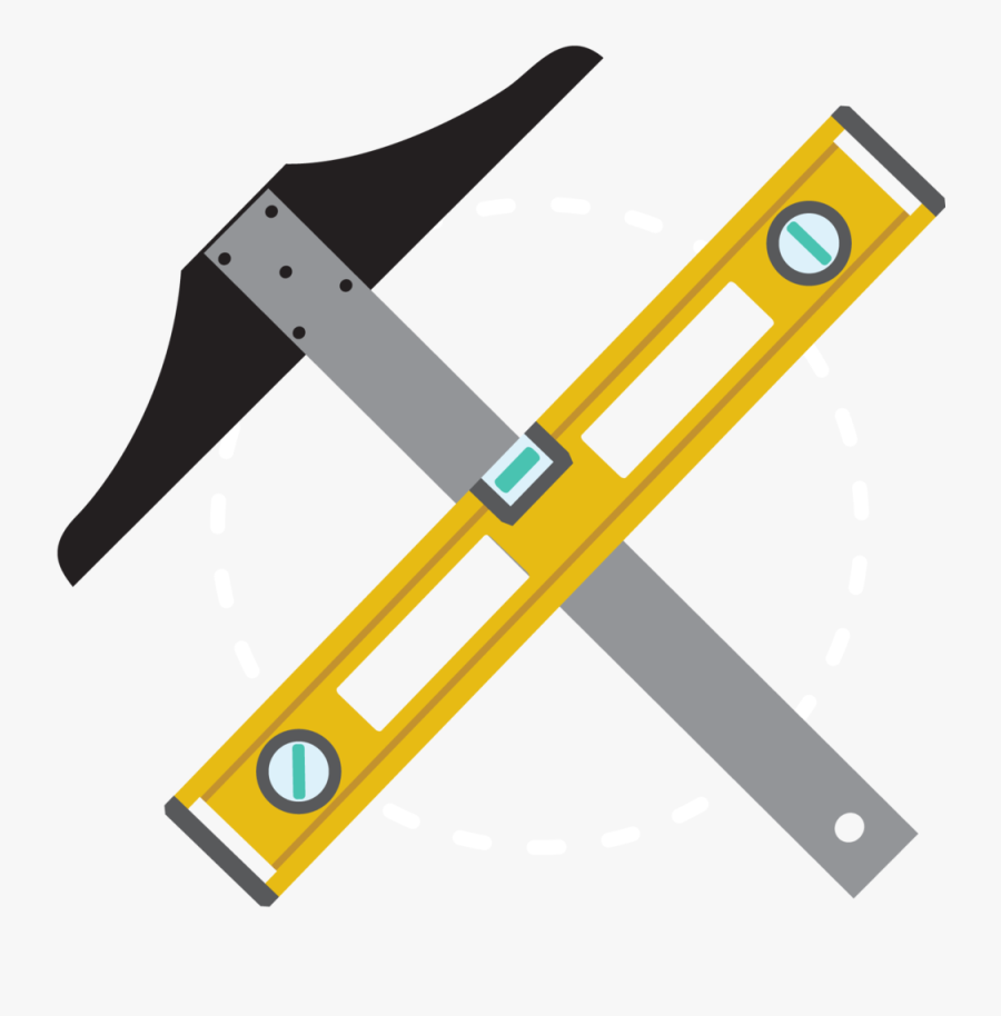 Level And T Square - Renovation Png, Transparent Clipart
