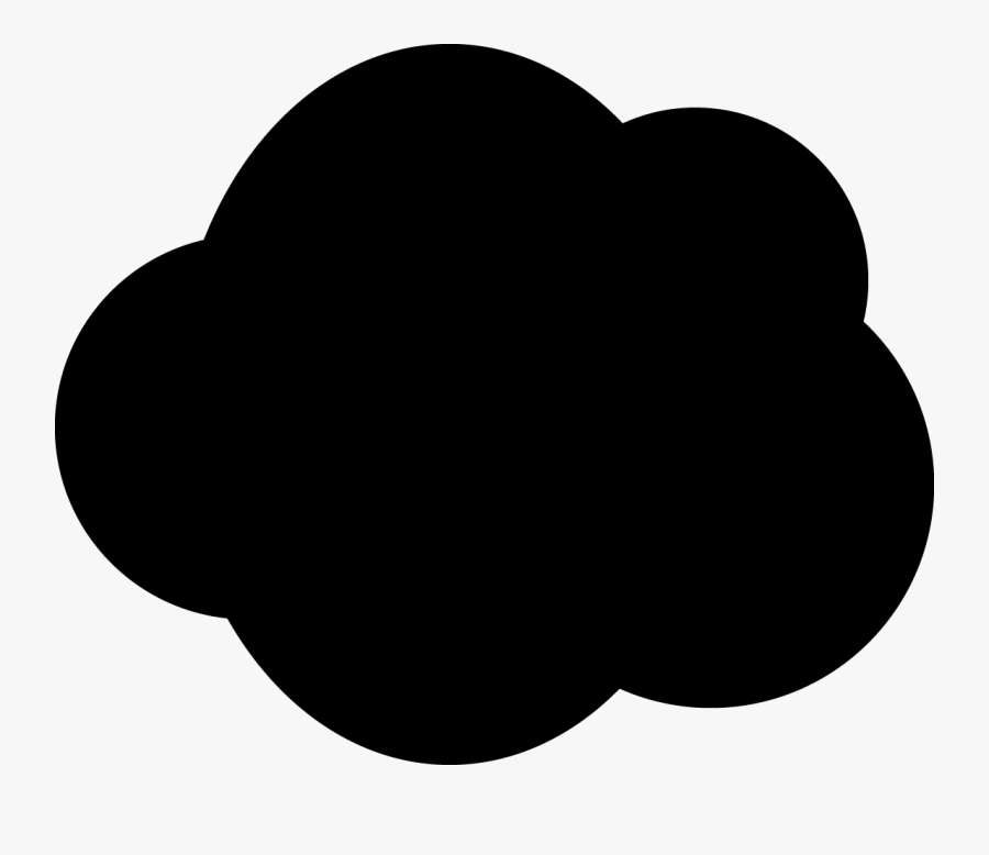One Black Dot Transparent Background, Transparent Clipart