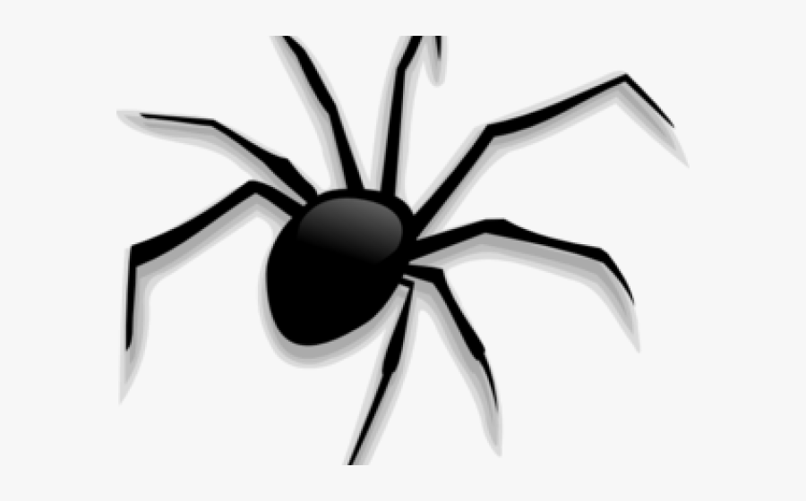Black Widow Spider, Transparent Clipart
