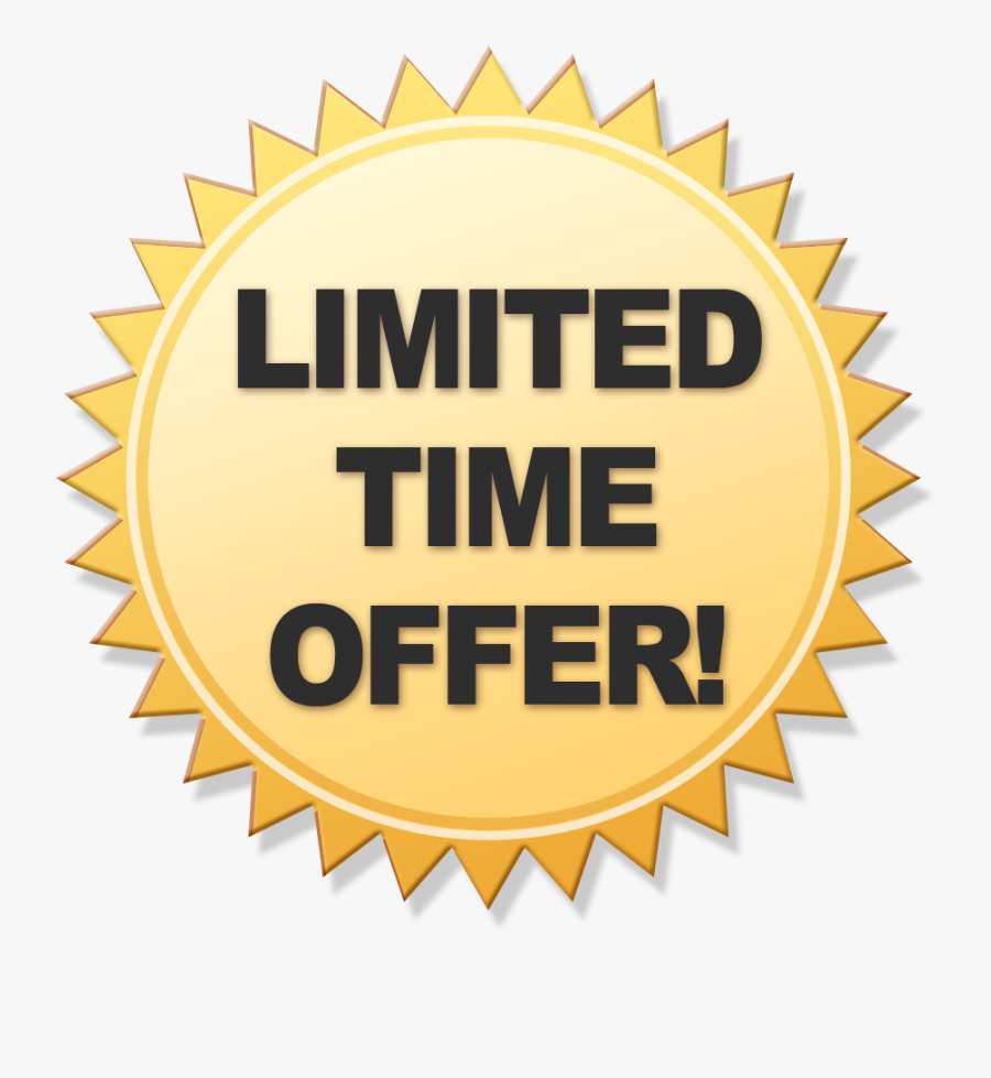 Limited Offer Png Transparent - Limited Time Only Png, Transparent Clipart