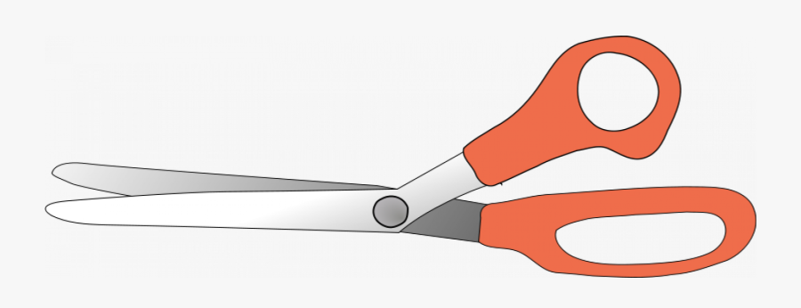 Scissors Slightly Open Vector Graphics - Free Scissors Clip Art, Transparent Clipart