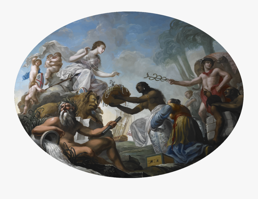 The East Offering Its Riches To Britannia Clip Arts - East Offering Its Riches To Britannia, Transparent Clipart