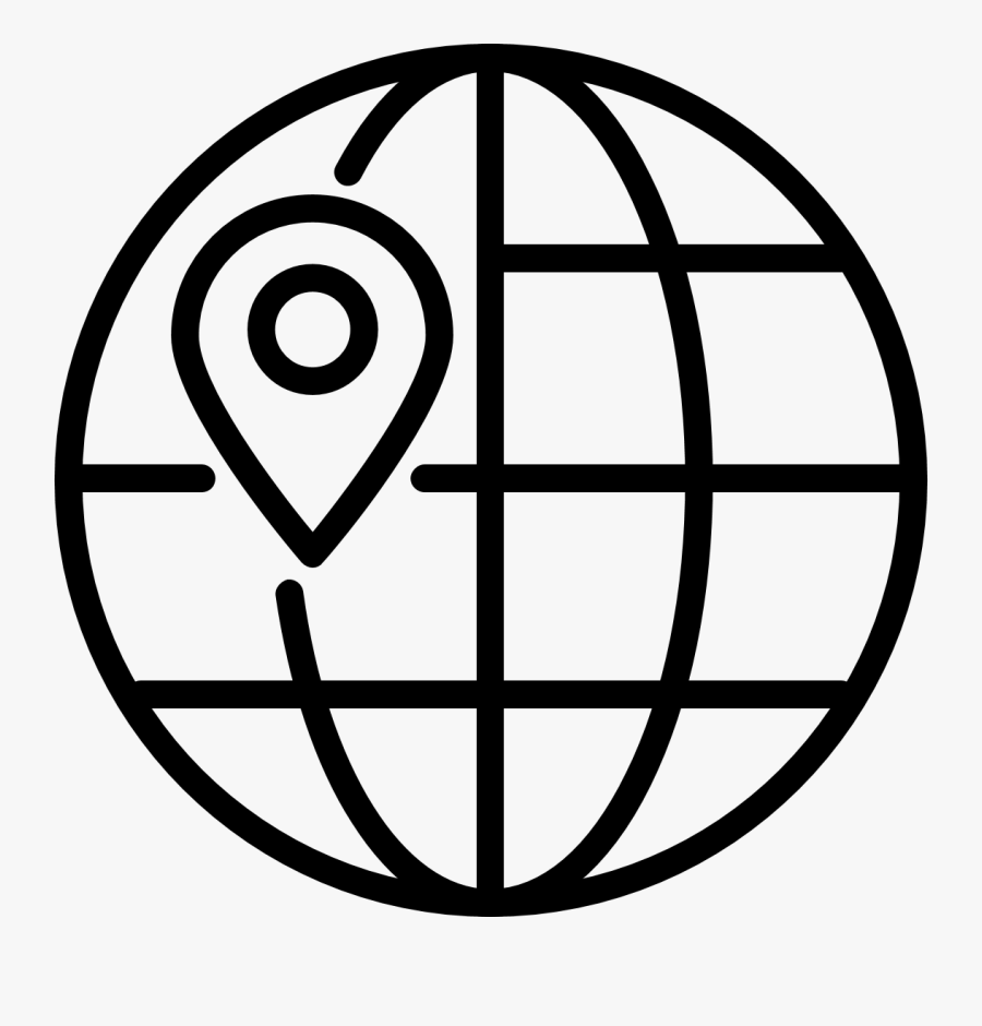 Globe Icon, Transparent Clipart