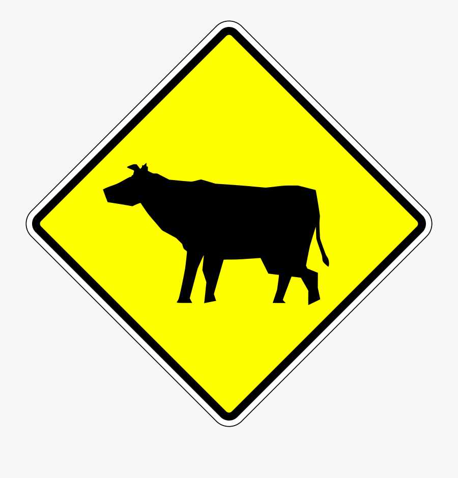 Cambodia Road Sign W1-36 - Zone Symbols, Transparent Clipart