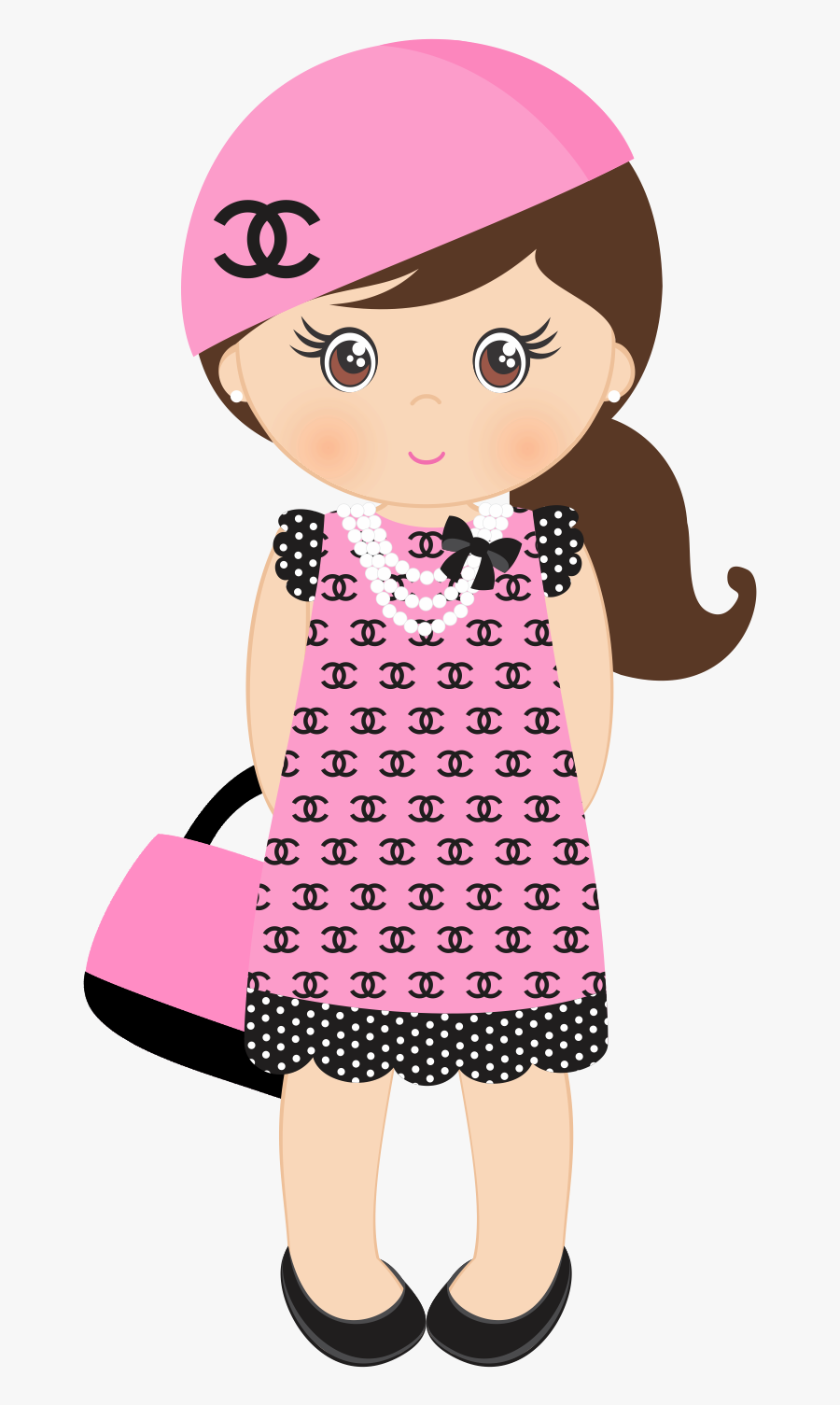 Dolls Clipart Doll Accessory - Chanel Clip Art, Transparent Clipart