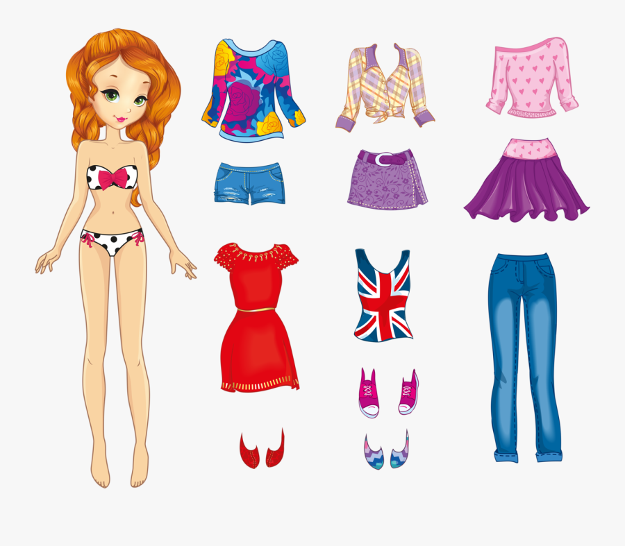 Фото, Автор Soloveika На Яндекс - Teenage Girl Paper Doll, Transparent Clipart