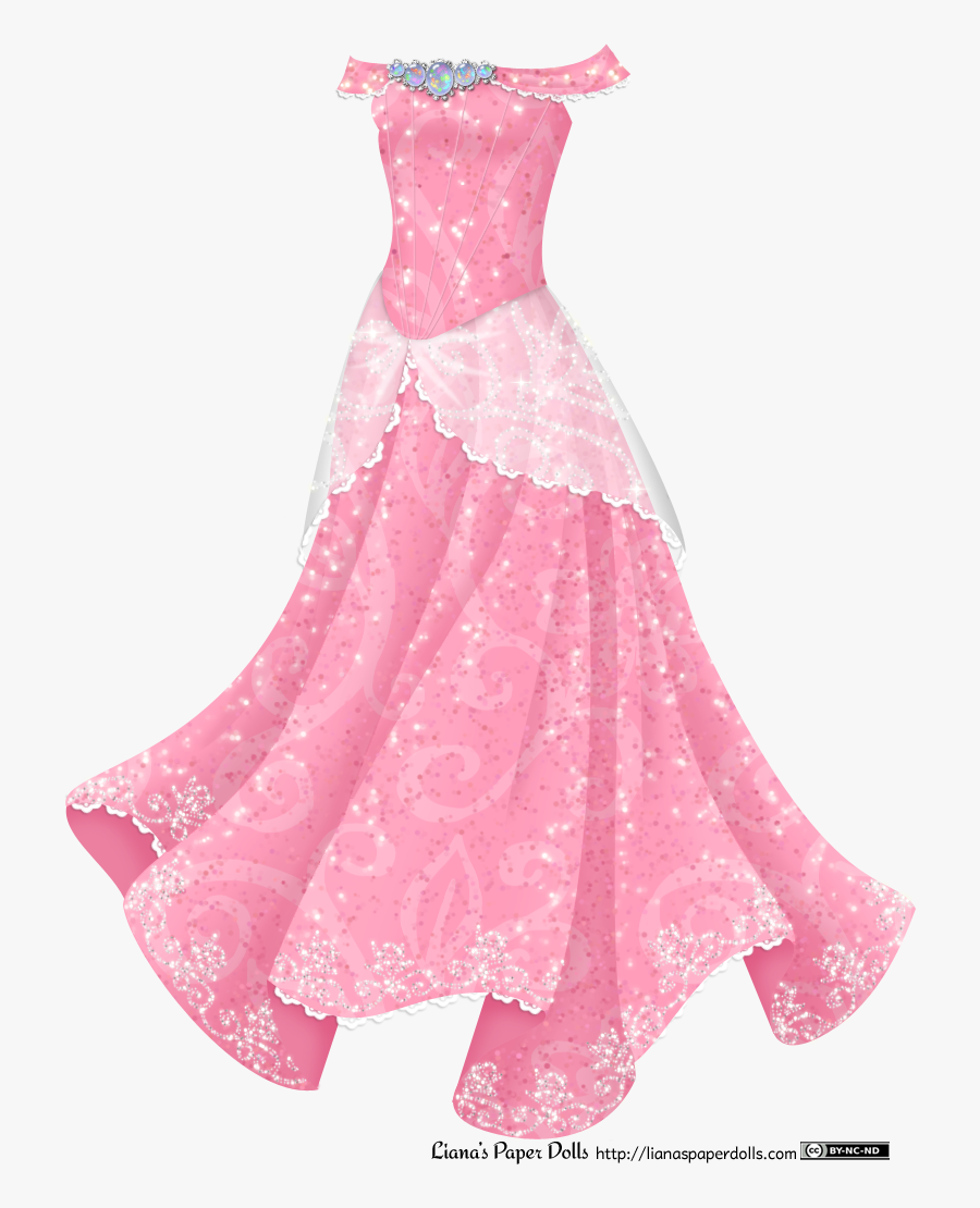 Disney Princess Dress Png, Transparent Clipart