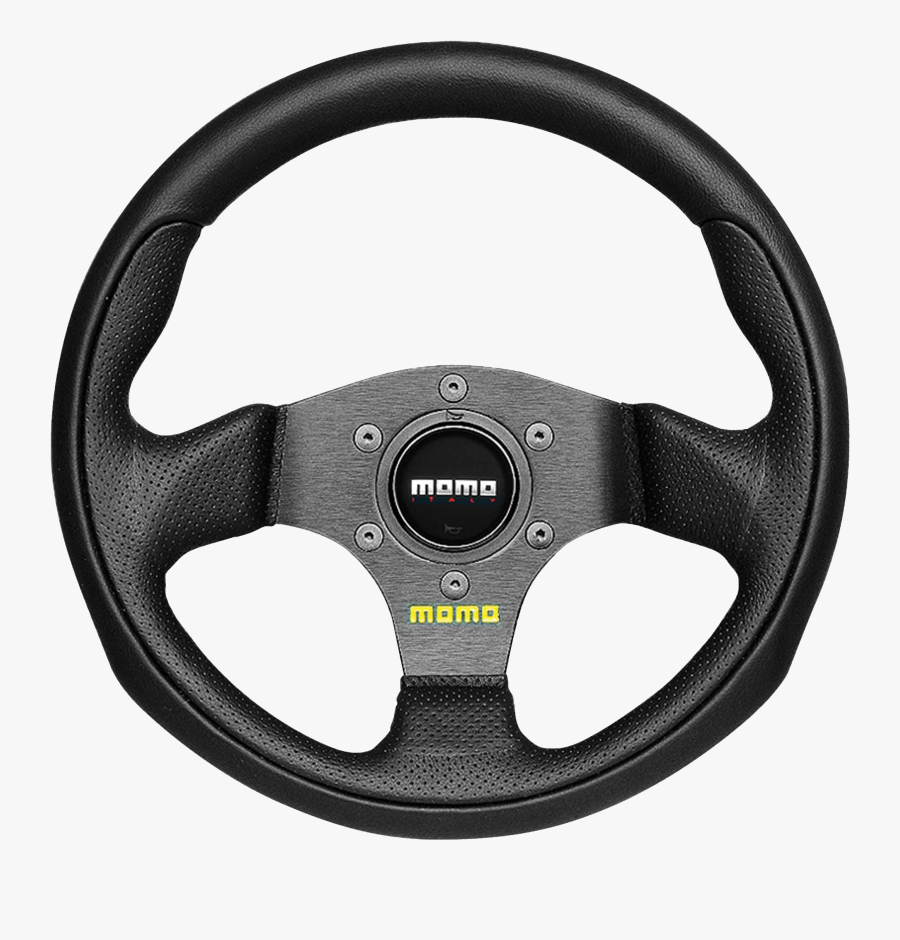 Steering Wheel Png Images - Momo Team Steering Wheel 300mm, Transparent Clipart