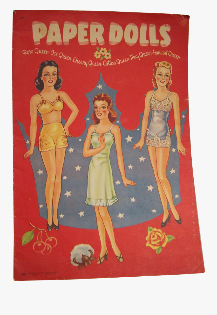 Paper Dolls Beautiful Queens Whitman - Pattern, Transparent Clipart
