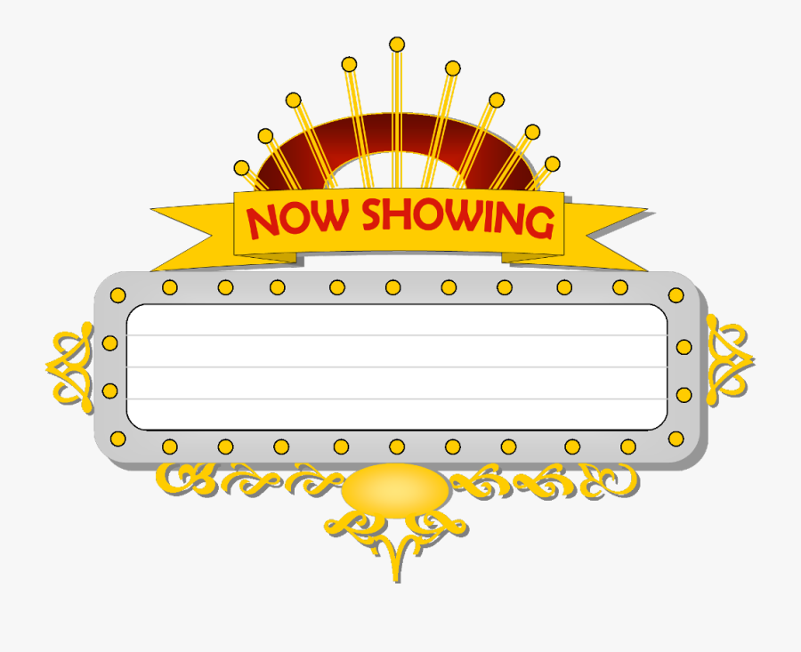Cinema Now Showing Png, Transparent Clipart