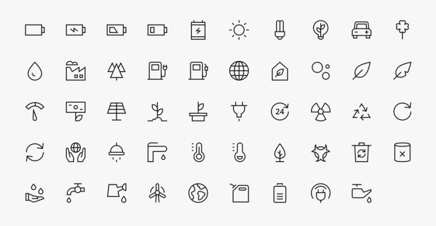 Energy Environment Icons 48px - Ios 10 Tab Bar Icons, Transparent Clipart