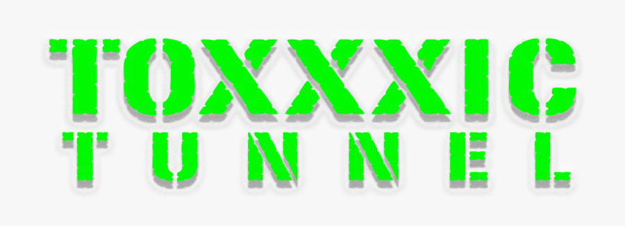 Toxxxic Tunnel Logo, Transparent Clipart