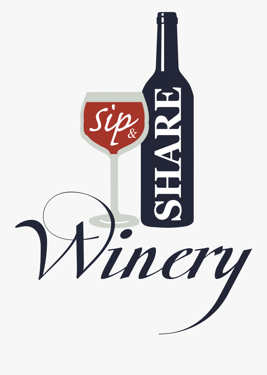 Sip & Share Winery - Sip & Share Winery, Transparent Clipart
