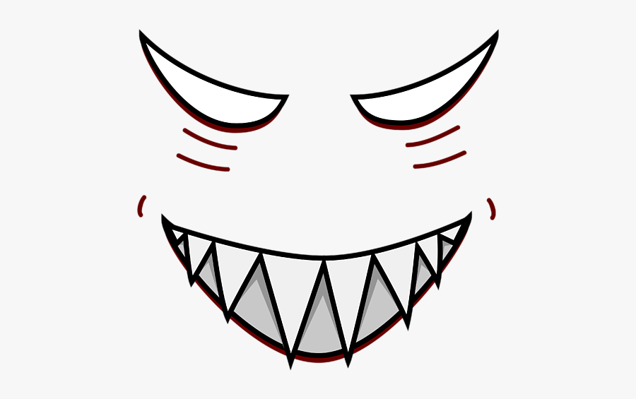 Clip Art Collection Of Free Smirk - Evil Face No Background, Transparent Clipart