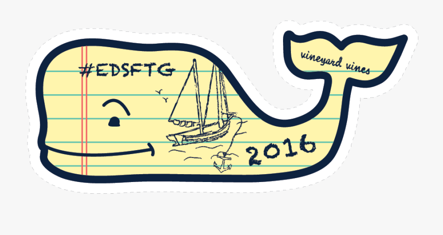 Vineyard Vines Whale Logo, Transparent Clipart