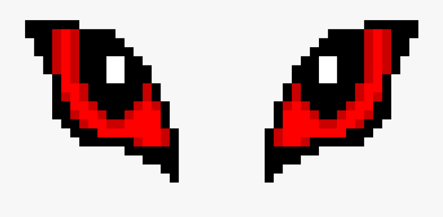 Transparent Red Eyes Png - Pixel Art Cat Eye, Transparent Clipart