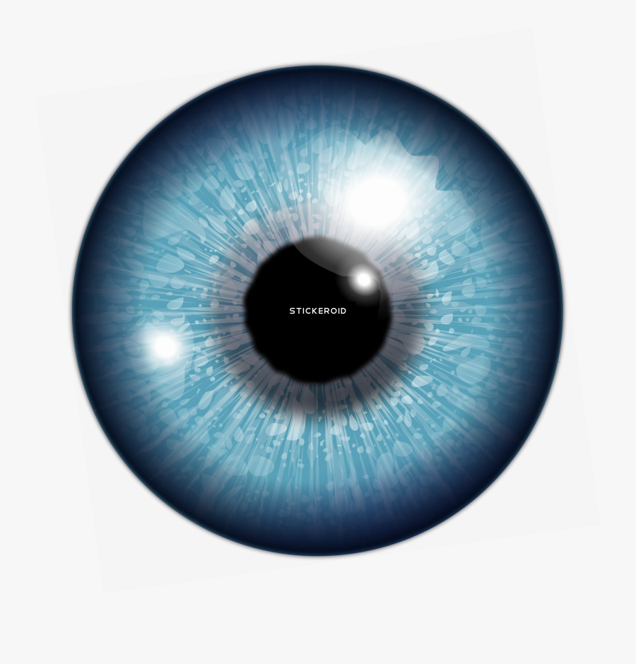 Blue Eyes Png - Blue Contact Lens Png, Transparent Clipart