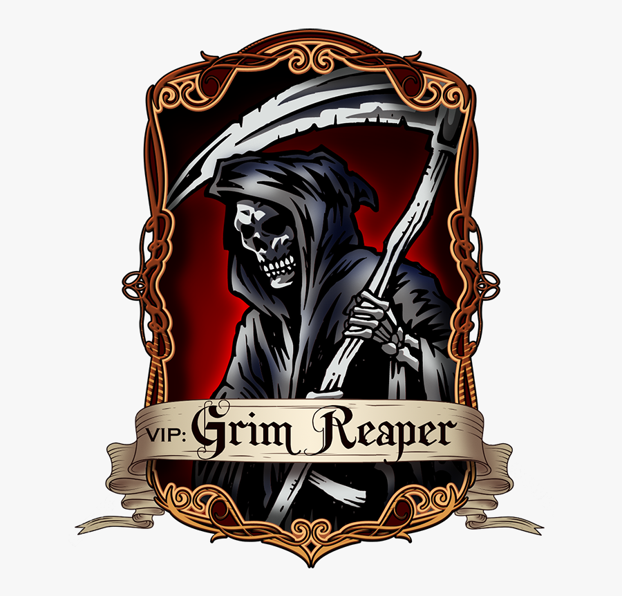 Transparent Vip Png - Reaper Transparent Grim Reaper Png, Transparent Clipart