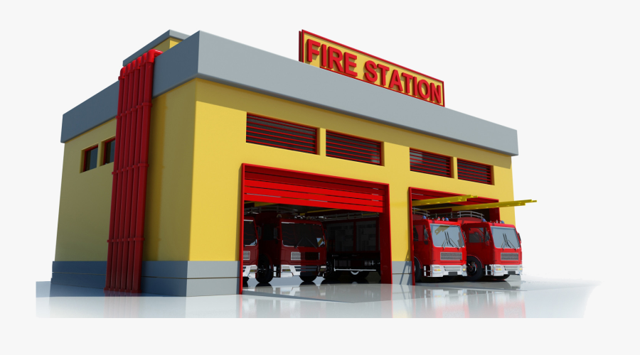 Fire Station Cliparts For Free Clipart Office Transparent - Fire Station Building Clipart, Transparent Clipart