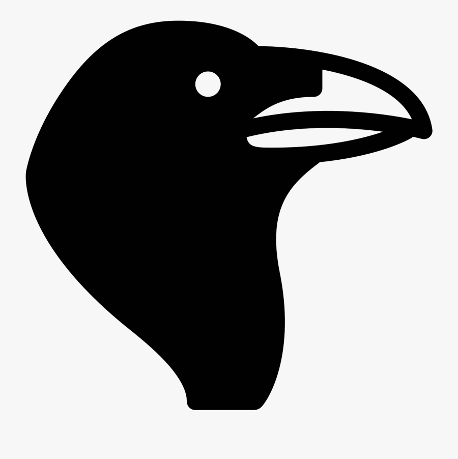Crow Icon Png Clipart Royalty Free - Emoji De Corvo , Free Transparent Clipart - ClipartKey