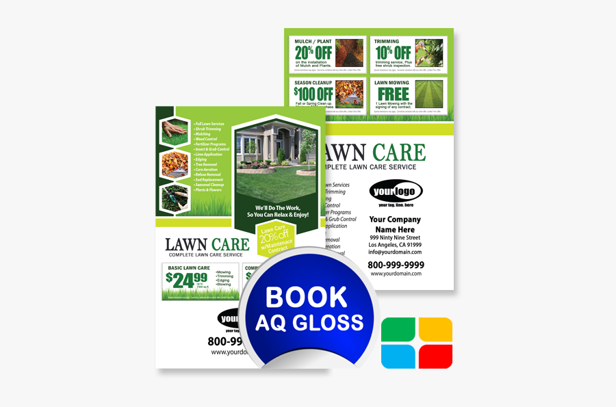 Clip Art Landscape Flyer Template Free - Door Hanger, Transparent Clipart