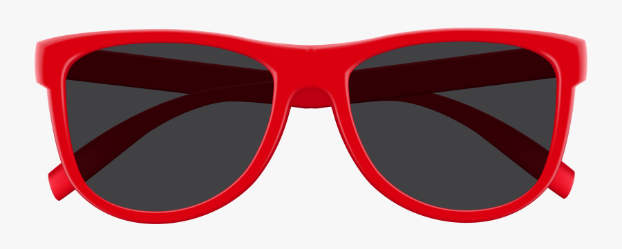 Red Sunglasses Png Clip - Red Transparent Background Sunglasses Clipart, Transparent Clipart