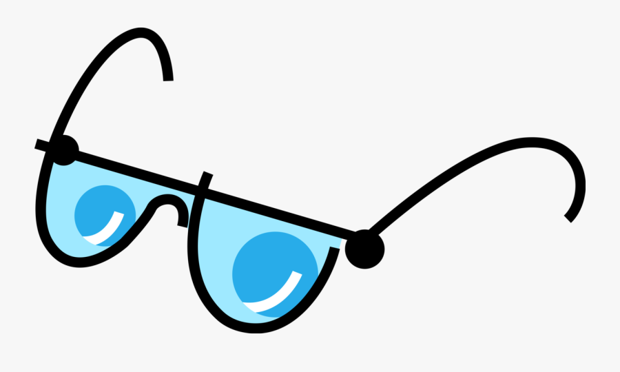 Vector Illustration Of Reading Glasses And Eyeglasses - Eyeglass Vector Png, Transparent Clipart