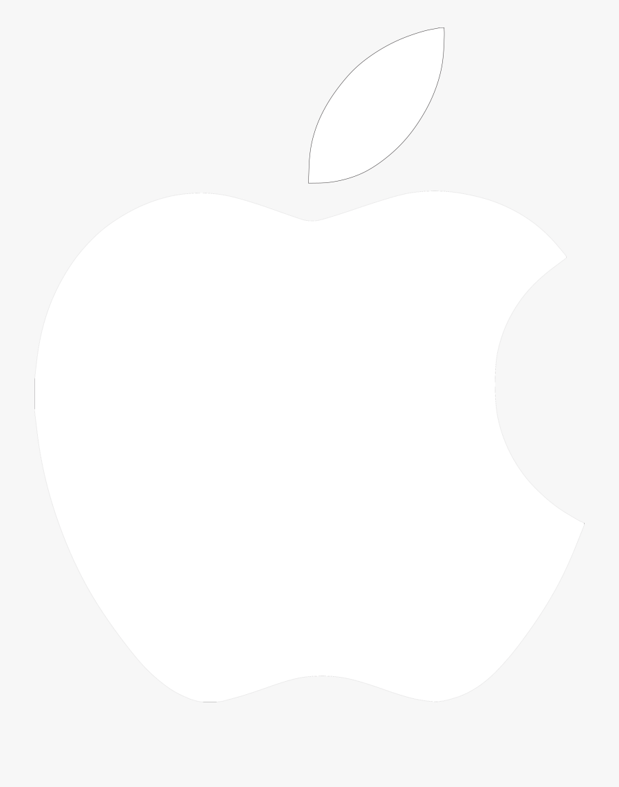 Transparent Apple Logo Png Transparent - White Apple Logo Transparent, Transparent Clipart