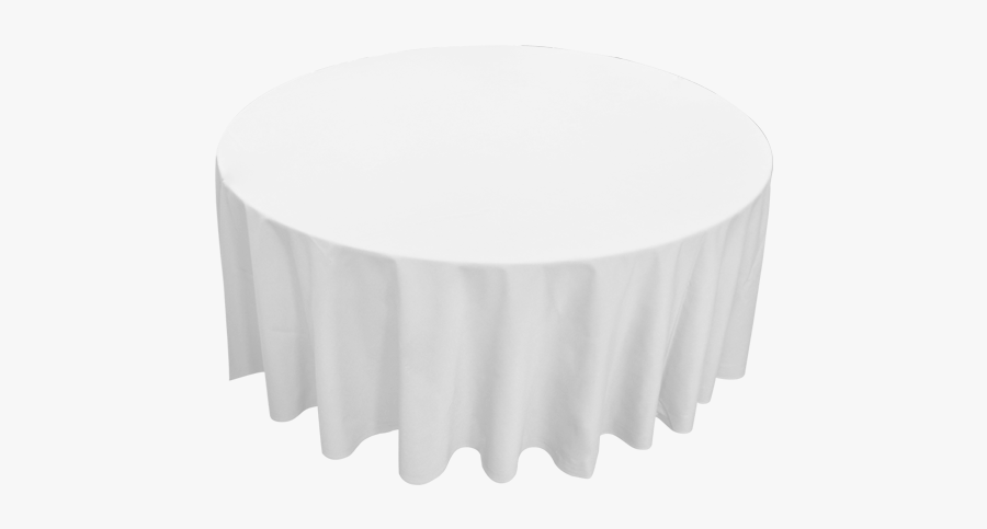 Round White Table Png, Transparent Clipart