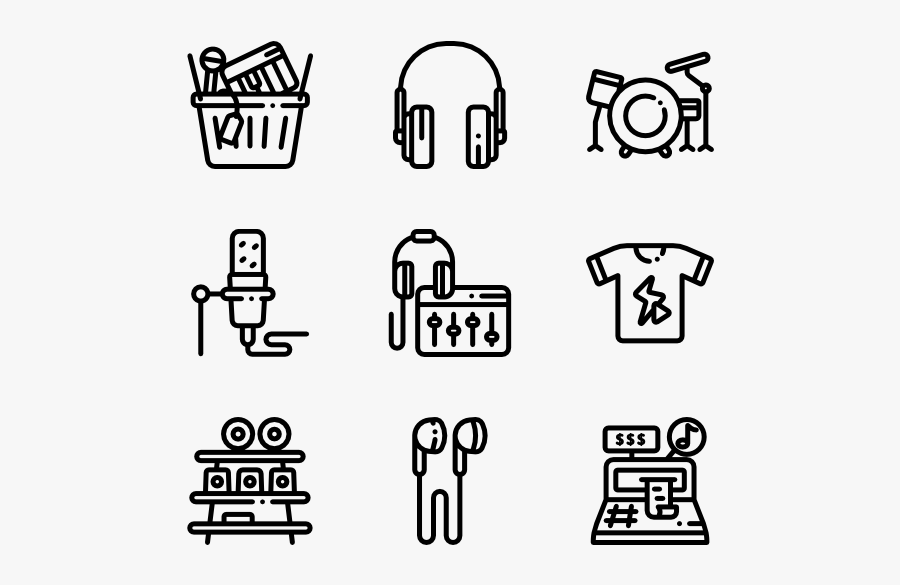 Music Store - Battery Pack Icon, Transparent Clipart