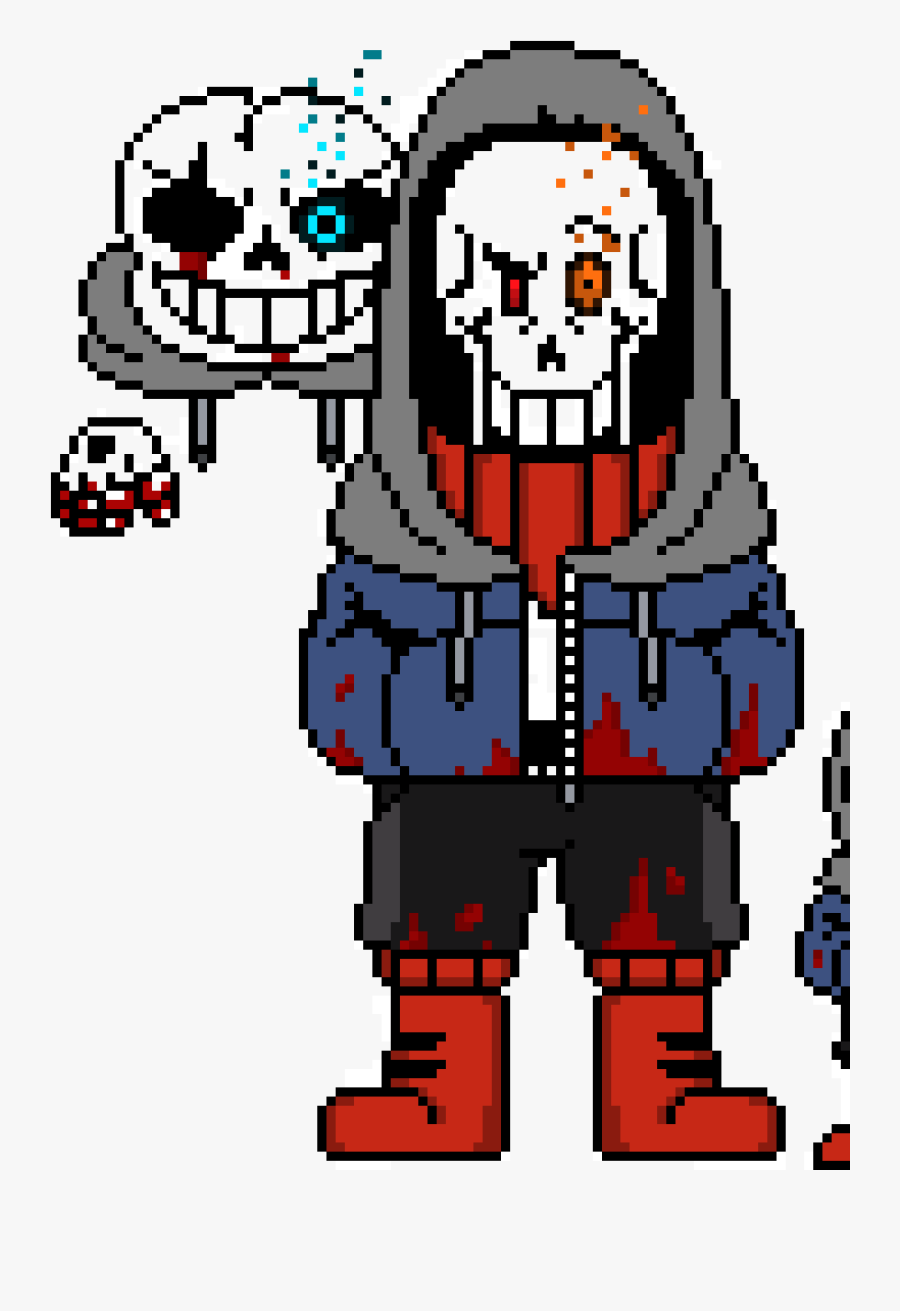 Pixel Portrait - Revenge Papyrus Pixel, Transparent Clipart