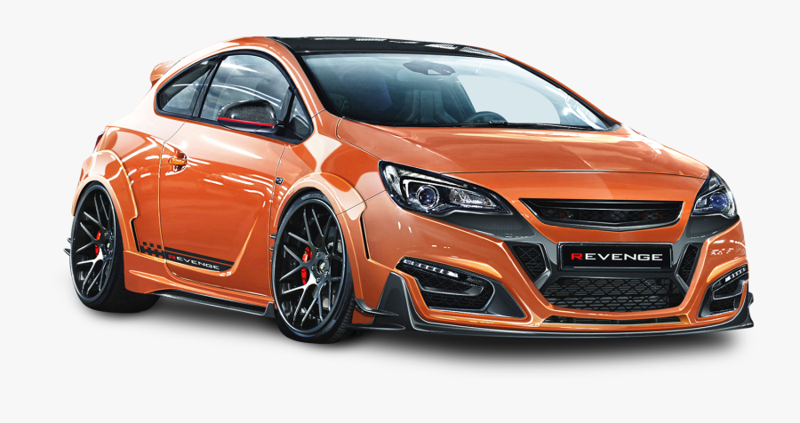 Opel Astra Gtc Revenge Orange Car Png Image - Opel Astra Gtc Revenge, Transparent Clipart