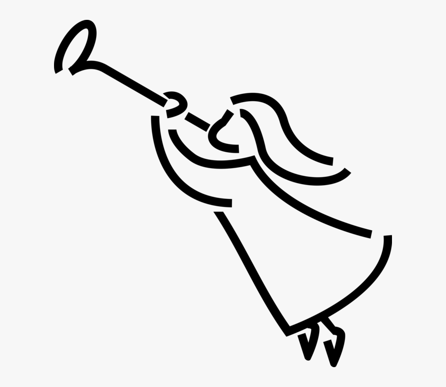Blows Horn Image Illustration - Anjos Vetor Png, Transparent Clipart