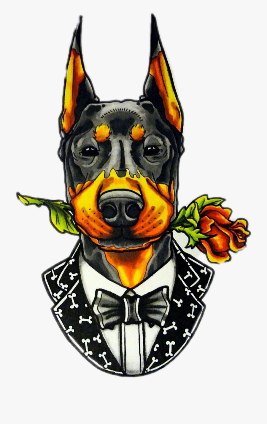 Transparent Doberman Png - Dobermann, Transparent Clipart