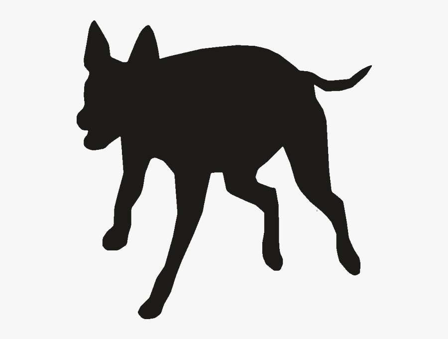 Dog Breed Ukrmedia Horoscope Clip Art - Walking Coyote Silhouette, Transparent Clipart