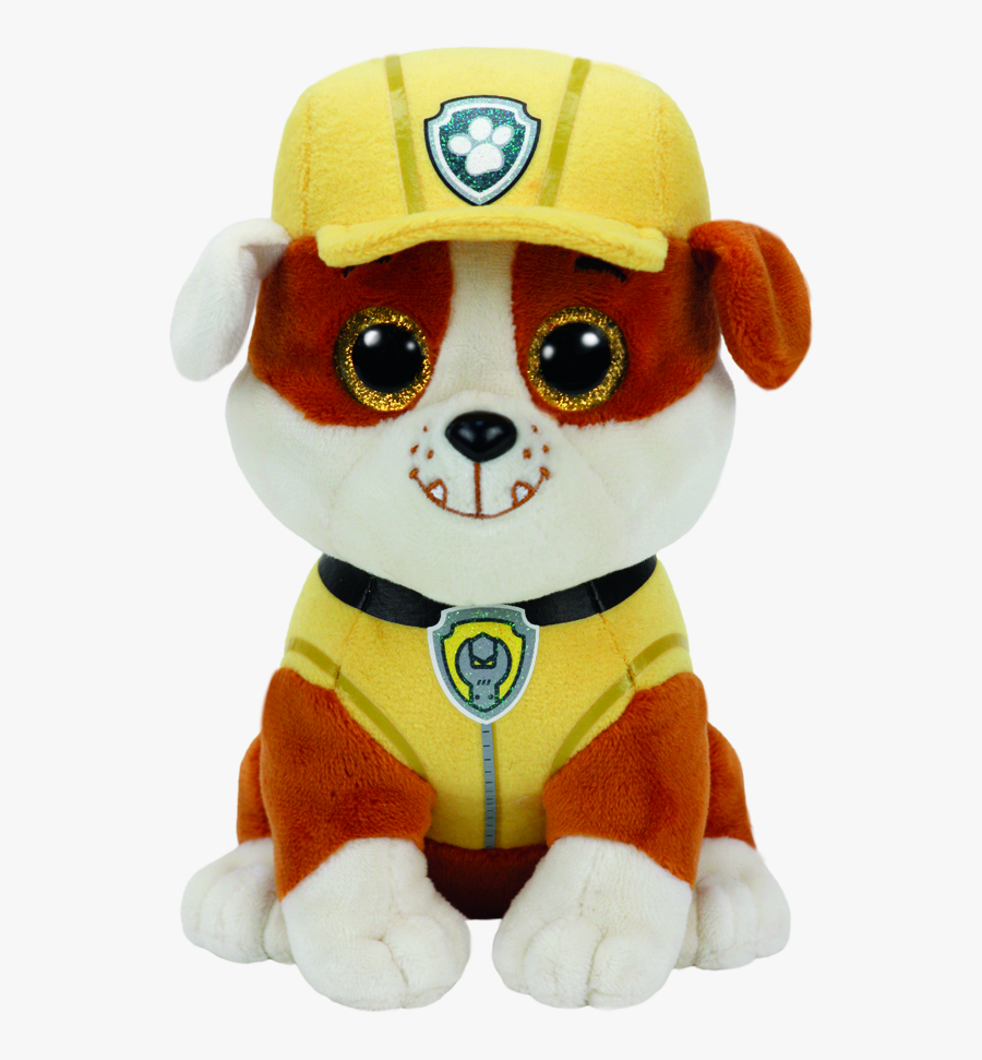 Transparent Beanie Boo Clipart - Rubble Paw Patrol, Transparent Clipart