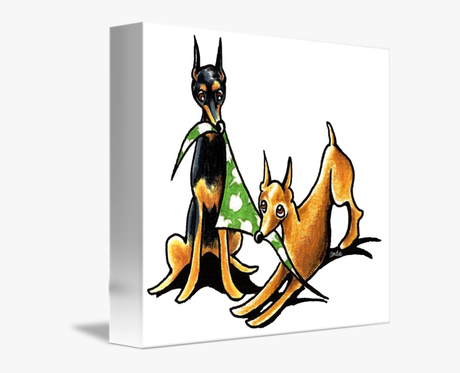 Min Pin Country - Dobermann, Transparent Clipart