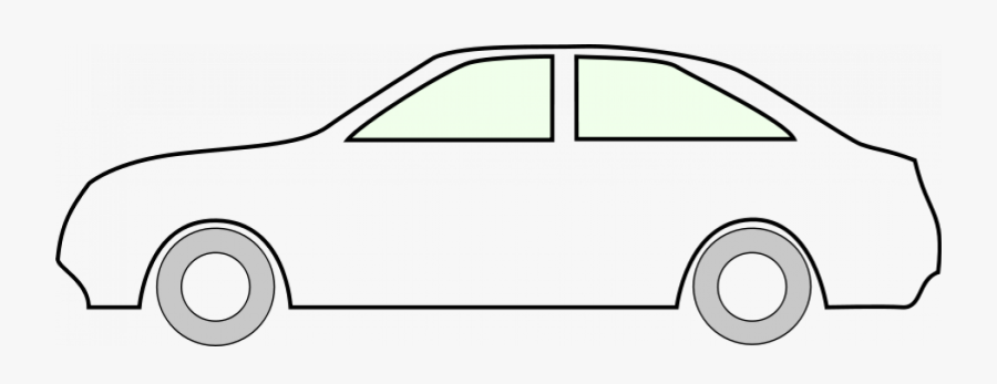 Clip Art Car Outline Clipart - Simple Car Drawing Outline, Transparent Clipart