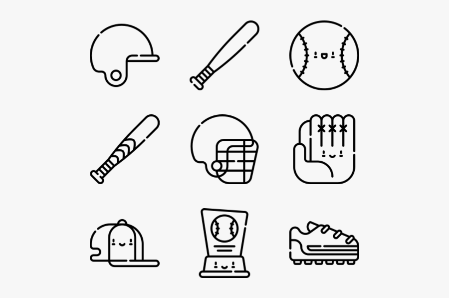 Baseball - Social Media Logos Png White, Transparent Clipart