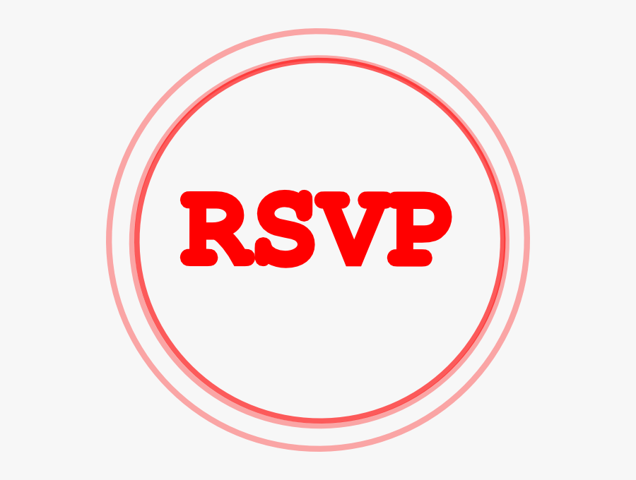 Rsvp Circle, Transparent Clipart