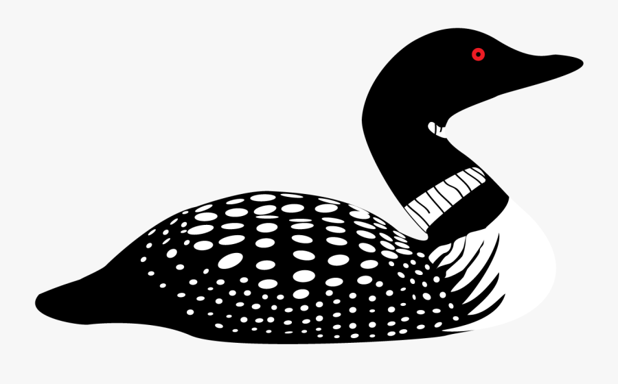 Clip Art Png Transparent Images Pluspng - Loon Clipart Black And White is a...