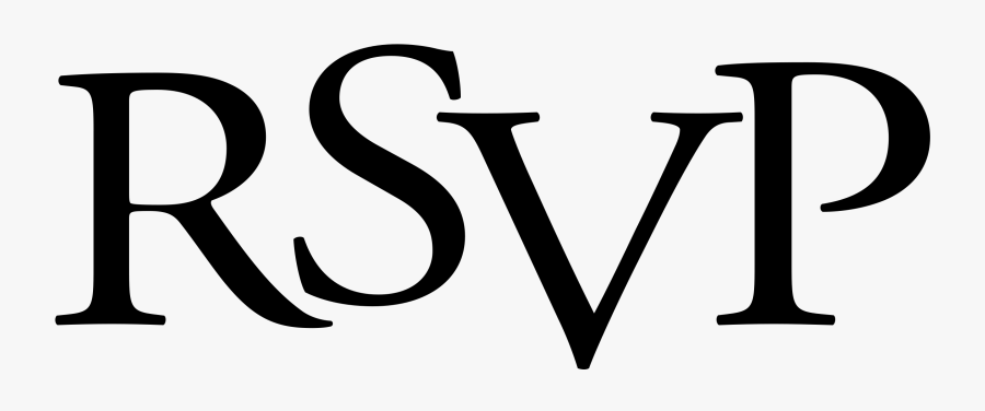 Rsvp Logo Png, Transparent Clipart